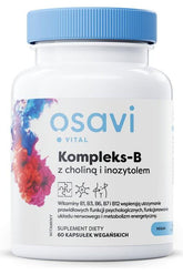 Osavi B-Complex supplement bottle with Choline and Inositol, supports psychological functions and energy metabolism